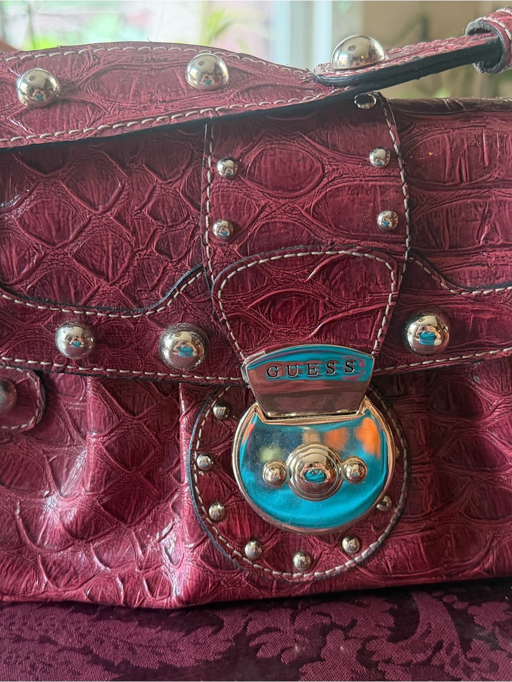 Vintage Y2K GUESS Baguette Shoulder Bag - Picture 3 of 7